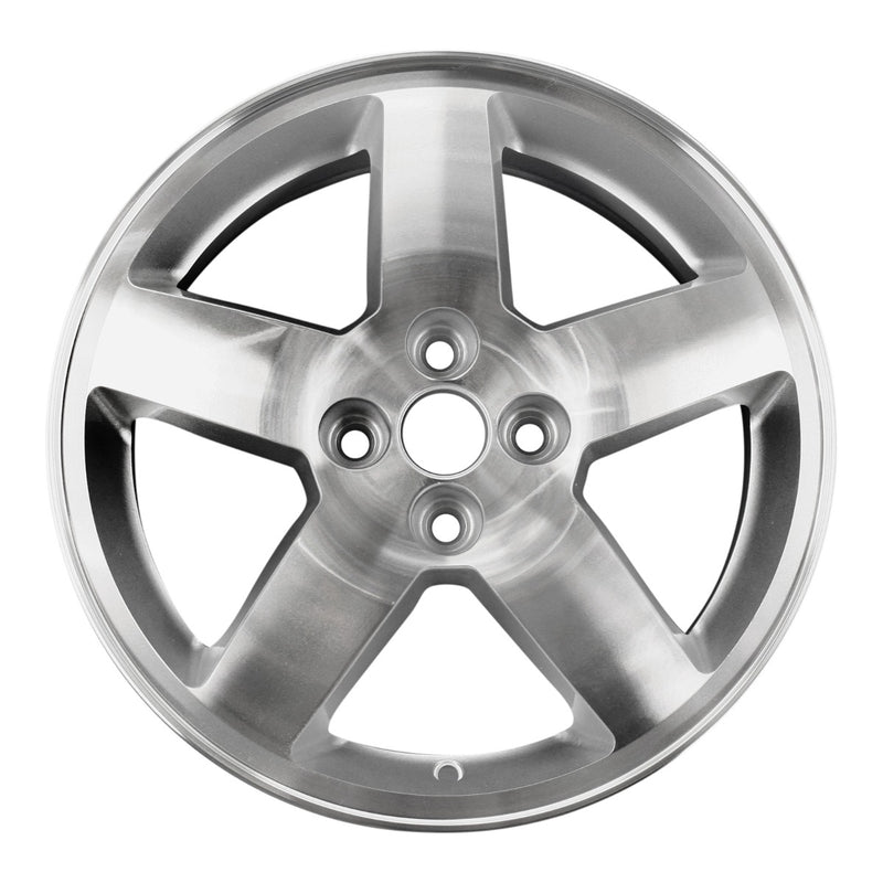 2009 chevrolet cobalt wheel 16 machined silver aluminum 4 lug w5214ms 7