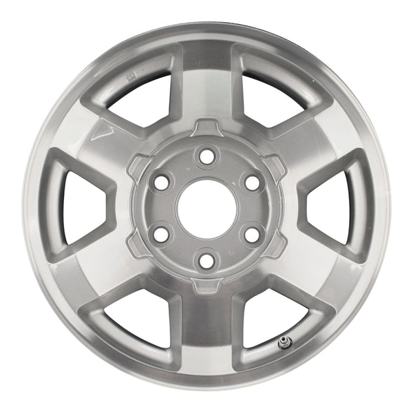 2006 gmc yukon wheel 17 machined silver aluminum 6 lug w5242ms 6