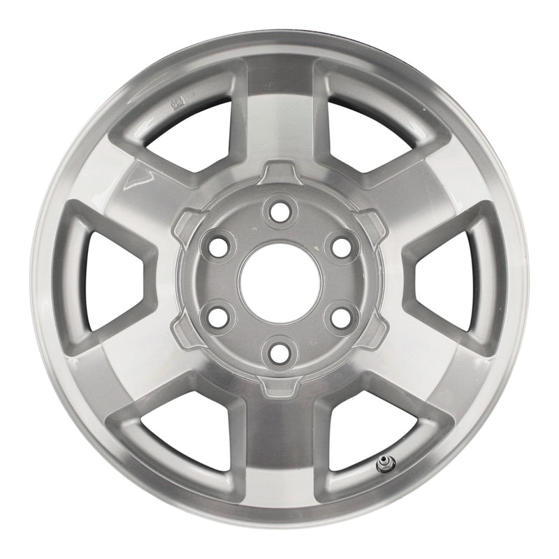 2005 gmc yukon wheel 17 machined silver aluminum 6 lug w5242ms 5