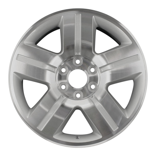 2012 chevrolet silverado wheel 20 machined silver aluminum 6 lug w5291ms 16