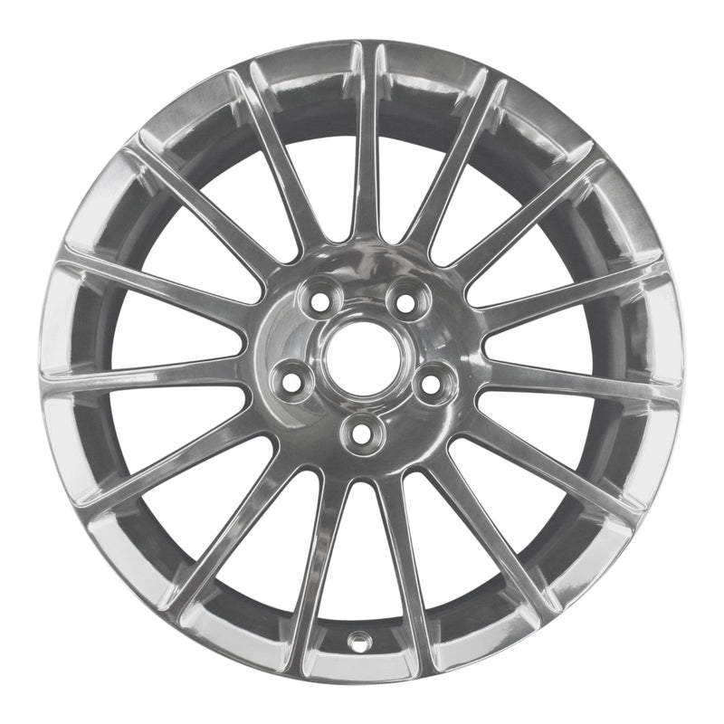 2009 chevrolet corvette wheel 19 polished aluminum 5 lug w5349p 5