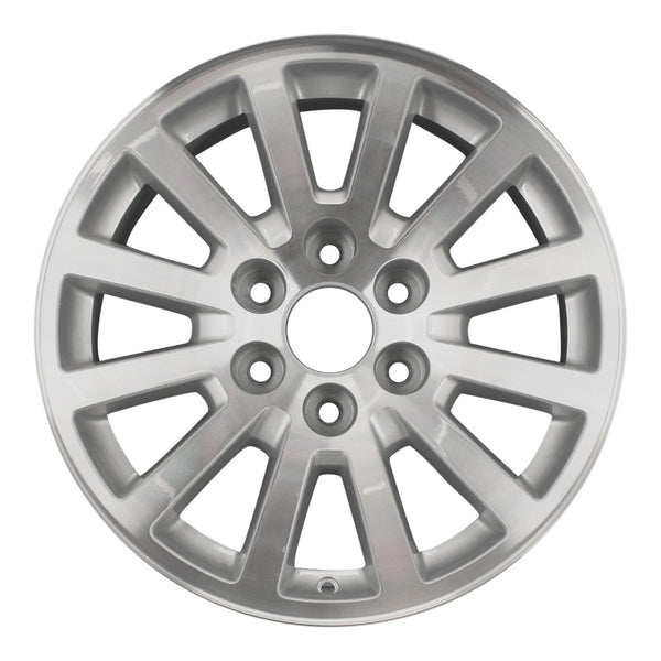 2011 chevrolet suburban wheel 18 machined silver aluminum 6 lug w5355ms 9