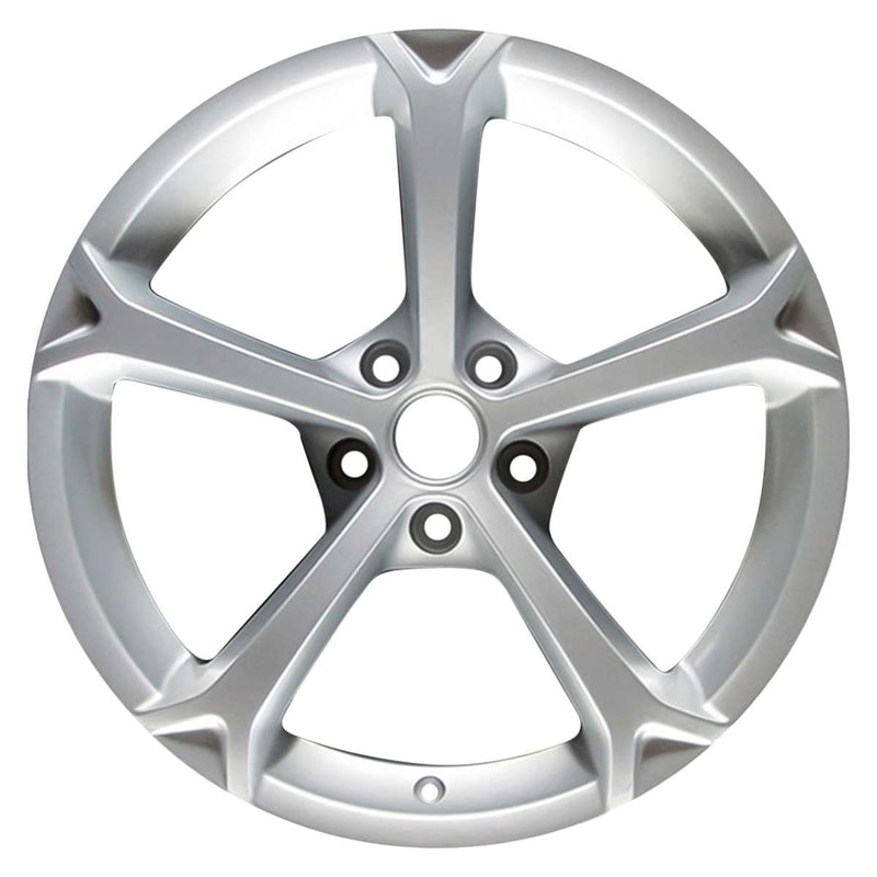 2012 chevrolet corvette wheel 19 silver aluminum 5 lug w5456s 3