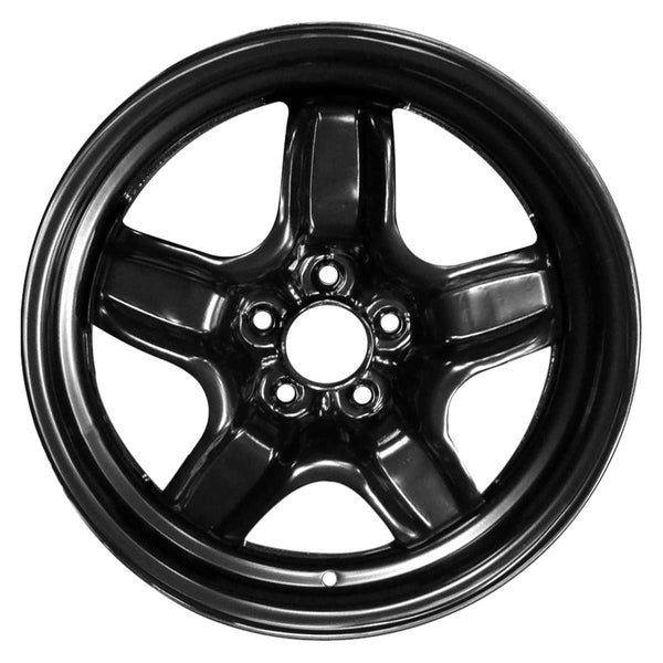 2010 chevrolet impala wheel 17 black steel 5 lug w5479b 1