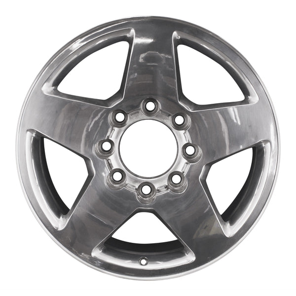 2019 chevrolet silverado wheel 20 polished aluminum 8 lug w5503p 30