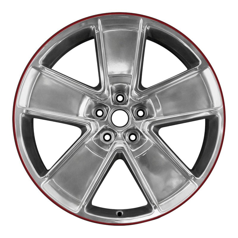 2014 chevrolet camaro wheel 21 polished aluminum 5 lug w5549p 3