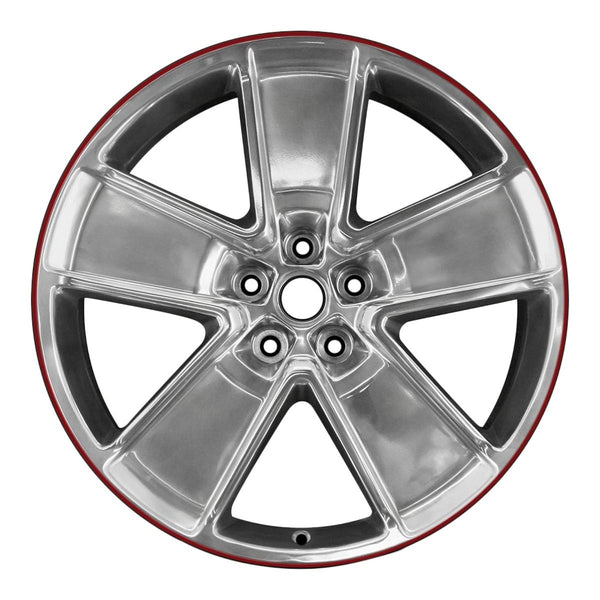 2012 chevrolet camaro wheel 21 polished aluminum 5 lug w5549p 1