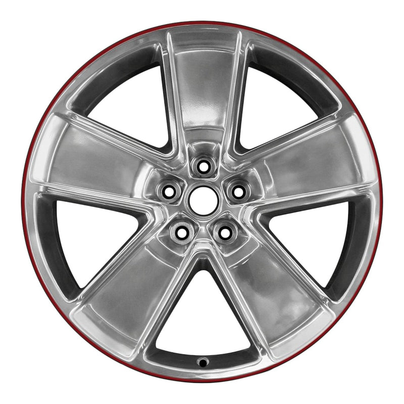 2013 chevrolet camaro wheel 21 polished aluminum 5 lug w5549pr 2