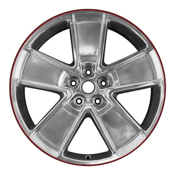 2014 chevrolet camaro wheel 21 polished aluminum 5 lug w5550p 3