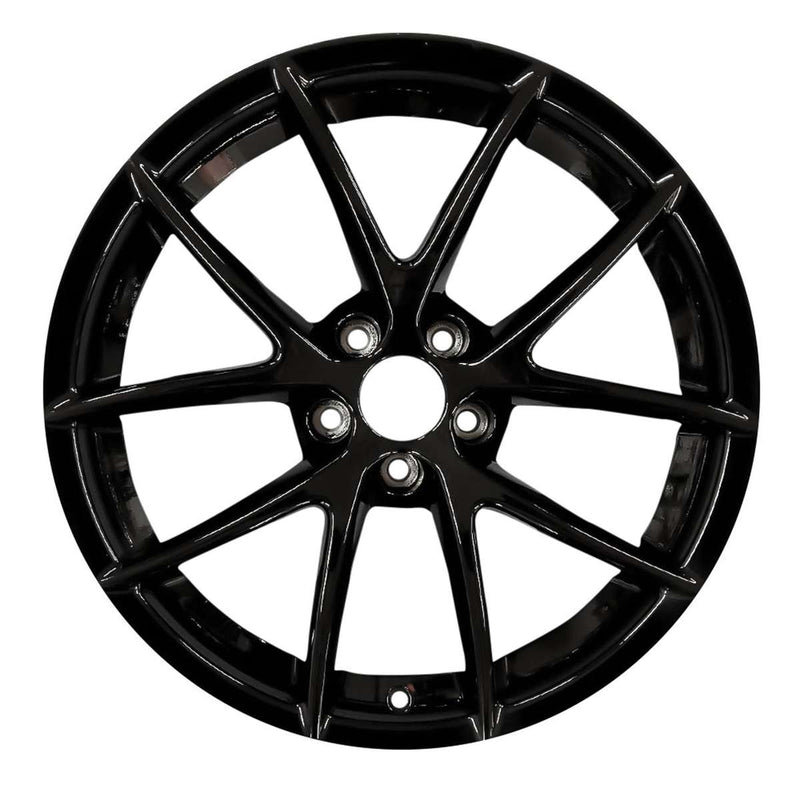 2013 chevrolet corvette wheel 19 black aluminum 5 lug w5598b 1