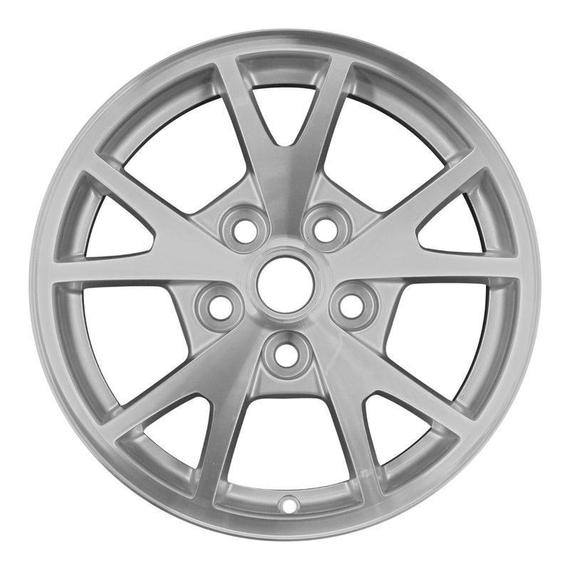 2014 chevrolet malibu wheel 16 machined silver aluminum 5 lug w5609ms 1