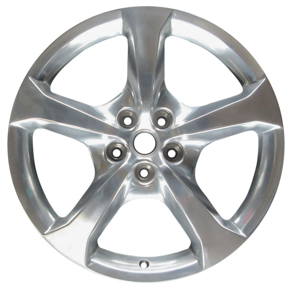 2013 chevrolet camaro wheel 20 polished aluminum 5 lug w5625p 1