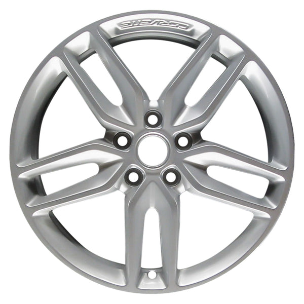 2016 chevrolet corvette wheel 20 silver aluminum 5 lug w5641s 6