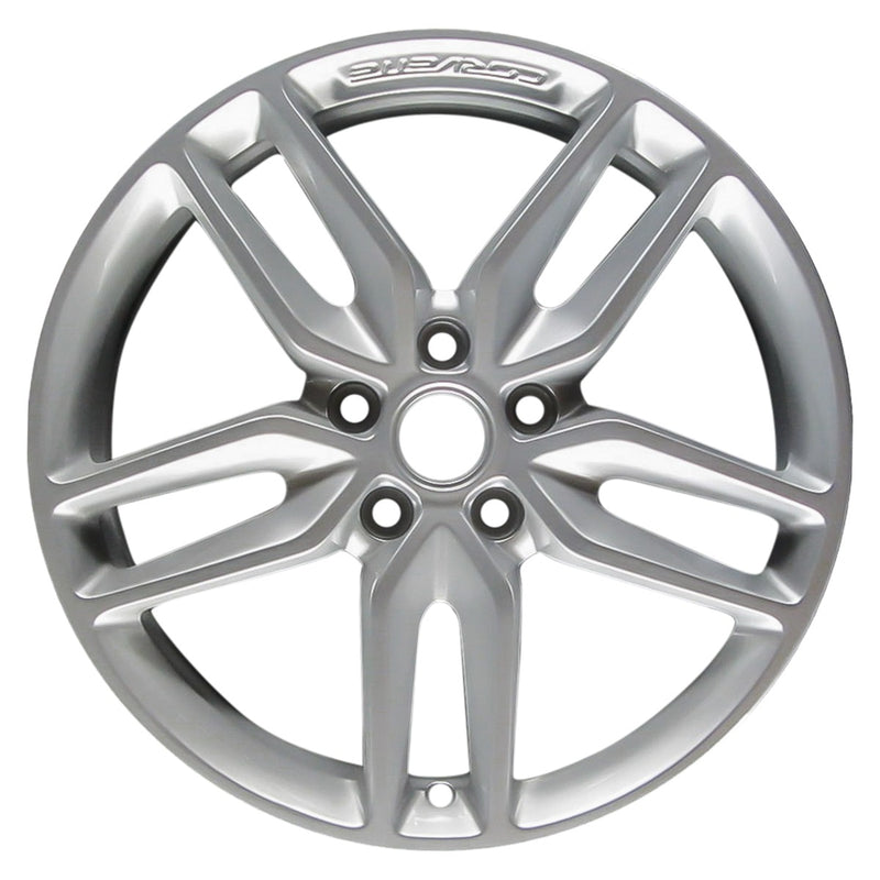 2014 chevrolet corvette wheel 20 silver aluminum 5 lug w5641s 4