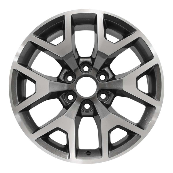 2014 gmc sierra wheel 20 machined charcoal aluminum 6 lug rw5658mc 1