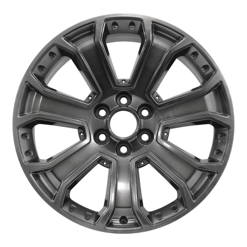 2017 chevrolet silverado wheel 22 hyper aluminum 6 lug w5660h 36