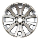 2014 chevrolet silverado wheel 22 machined silver aluminum 6 lug w5663ms 8