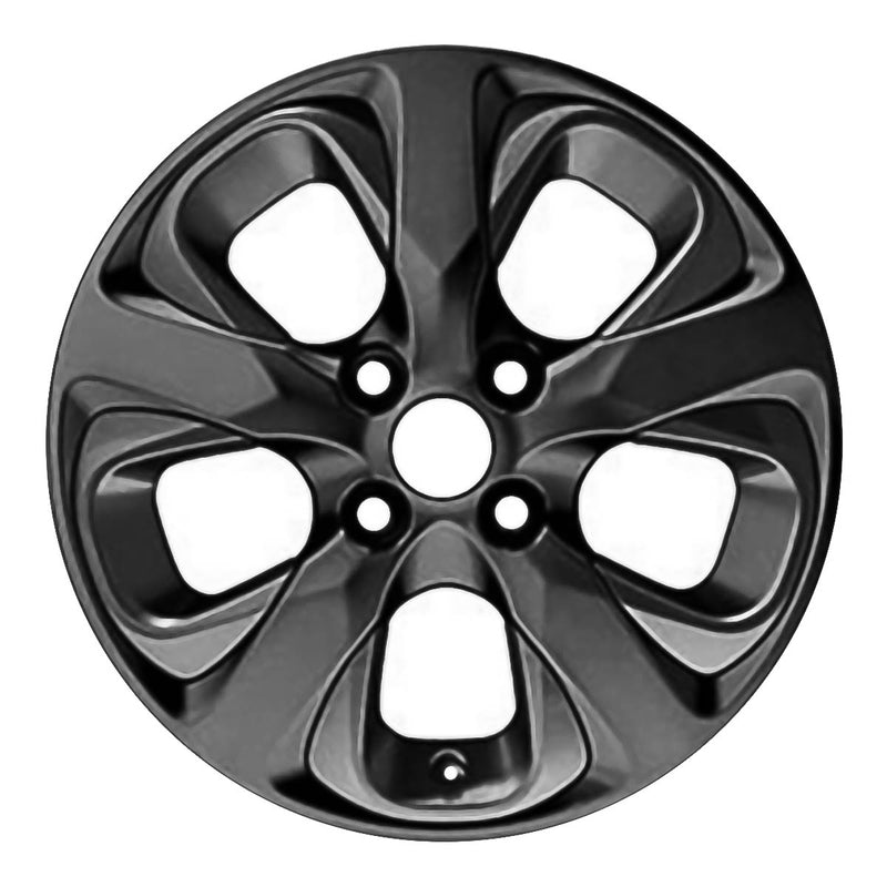 2017 chevrolet spark wheel 15 black aluminum 4 lug w5719b 2