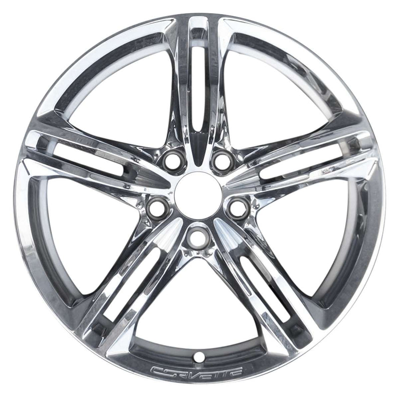 2017 chevrolet corvette wheel 19 chrome aluminum 5 lug w5730chr 2