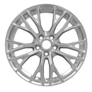 2016 chevrolet corvette wheel 19 silver aluminum 5 lug w5734s 1