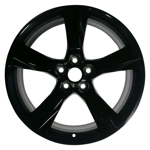 2018 chevrolet camaro wheel 20 black aluminum 5 lug w5760b 3