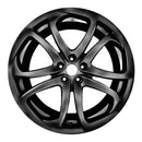 2019 alfa romeo wheel 17 black aluminum 5 lug w58195b 1