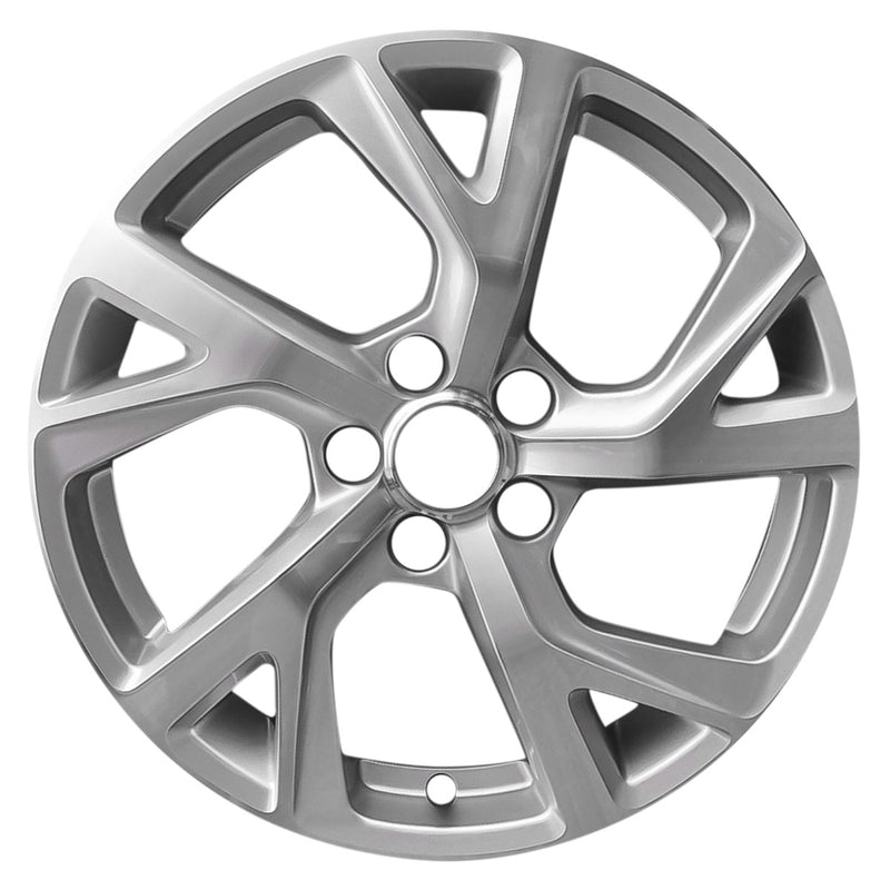 2018 chevrolet equinox wheel 18 machined silver aluminum 5 lug w5830ms 1