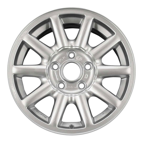 1994 audi 100 wheel 15 silver aluminum 5 lug w58683s 3