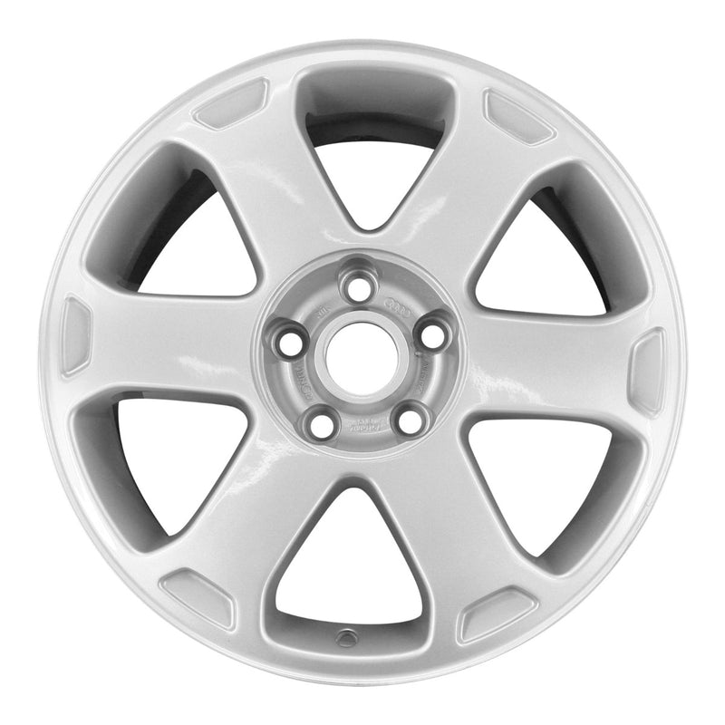 2002 audi a4 wheel 17 silver aluminum 5 lug w58723s 15