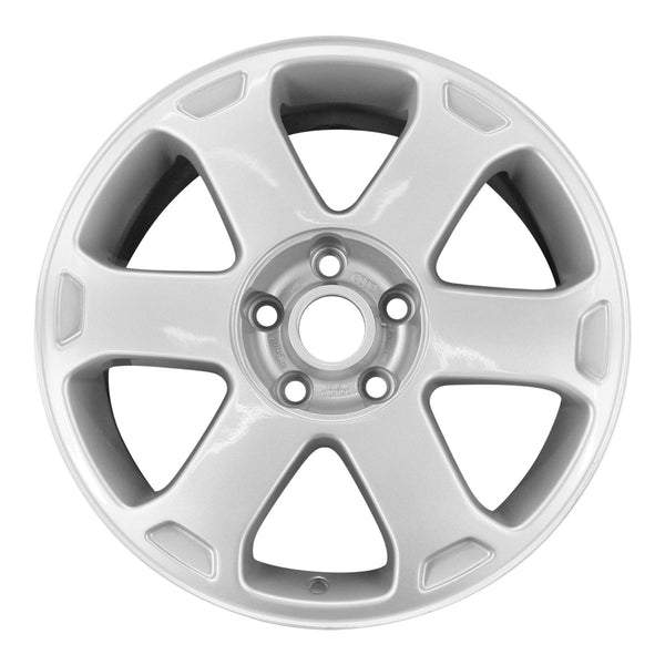 2002 audi a4 wheel 17 silver aluminum 5 lug w58723s 4