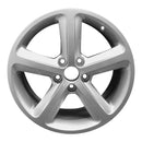 2009 audi a3 wheel 17 silver aluminum 5 lug w58807s 5