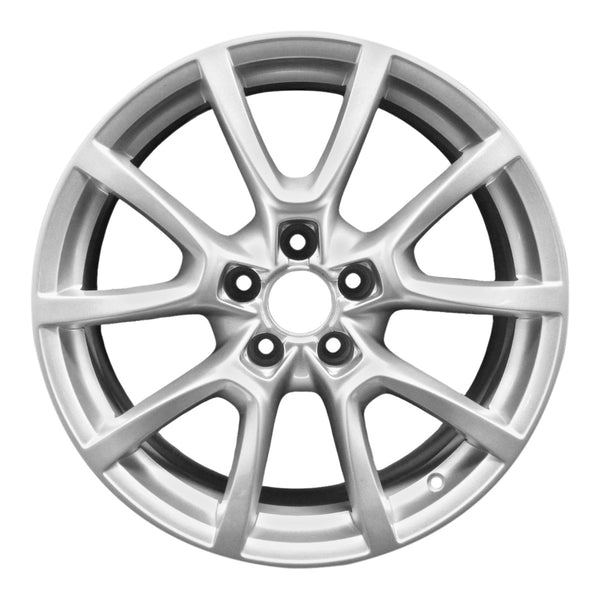 2010 audi q5 wheel 18 silver aluminum 5 lug w58889s 2