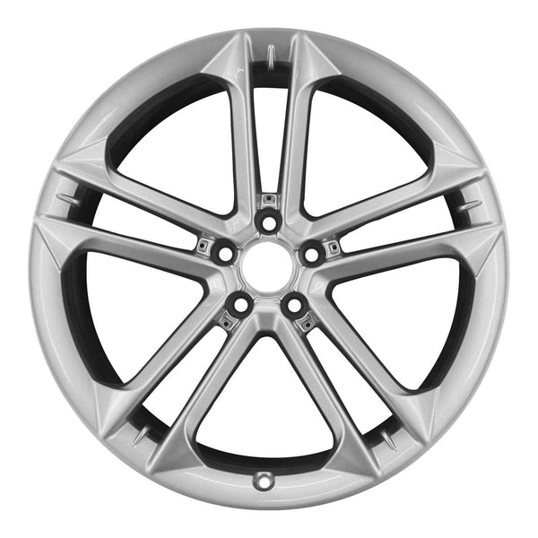 2015 audi s8 wheel 21 silver aluminum 5 lug w58899s 3