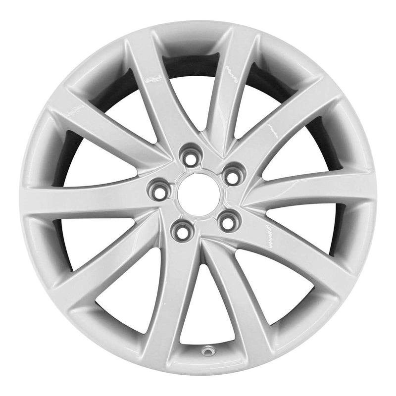 2014 audi a4 wheel 18 silver aluminum 5 lug w58911s 2