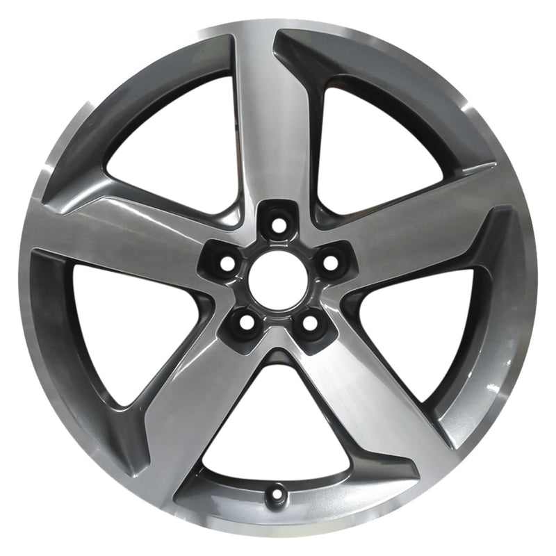 2015 audi q3 wheel 18 machined charcoal aluminum 5 lug w58953mc 1