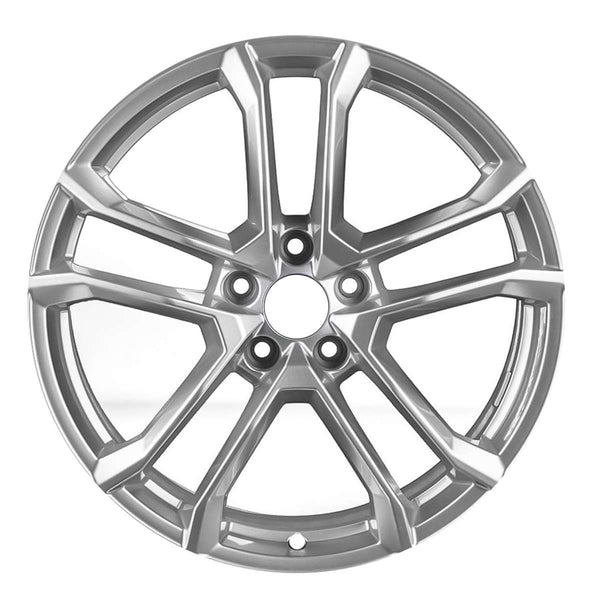 2019 audi r8 wheel 19 silver aluminum 5 lug w59006s 3