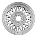 1991 bmw 750i wheel 15 silver aluminum 5 lug w59168s 8