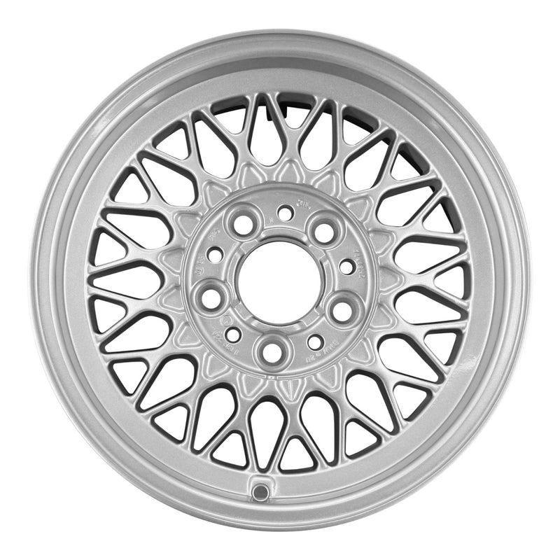 1995 bmw 525i wheel 15 silver aluminum 5 lug w59168s 5