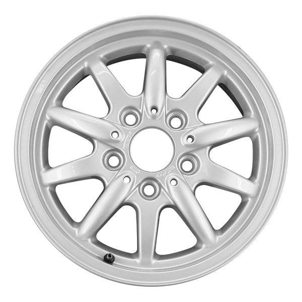 1992 bmw 320i wheel 15 silver aluminum 5 lug w59225s 20