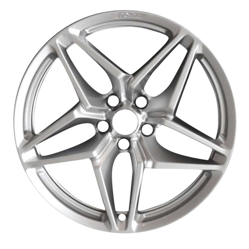 2019 chevrolet corvette wheel 19 silver aluminum 5 lug w5926s 1