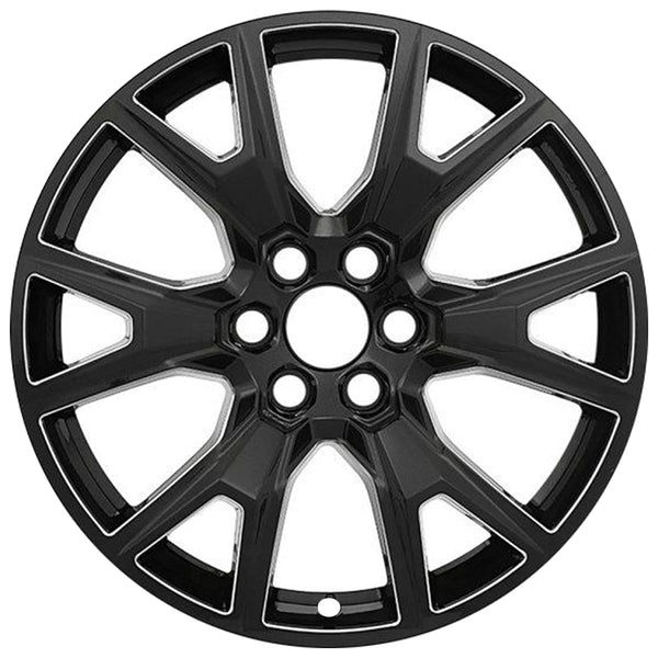 2021 gmc yukon wheel 22 black aluminum 6 lug rw5944b 6