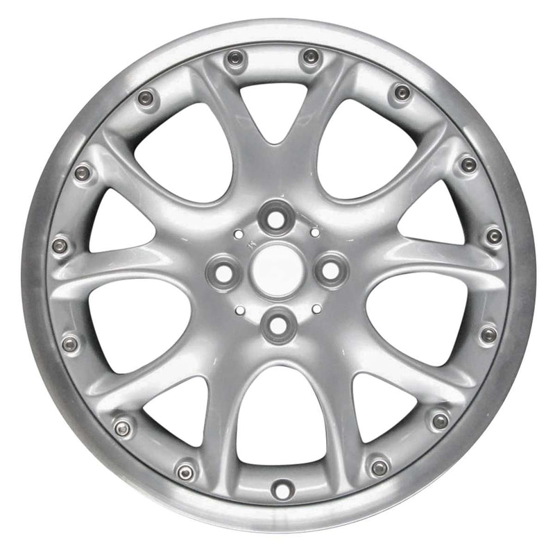 2006 mini cooper wheel 17 machined silver aluminum 4 lug w59529ms 2