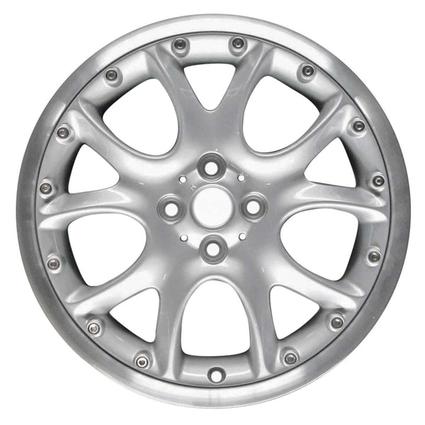 2005 mini cooper wheel 17 machined silver aluminum 4 lug w59529ms 1