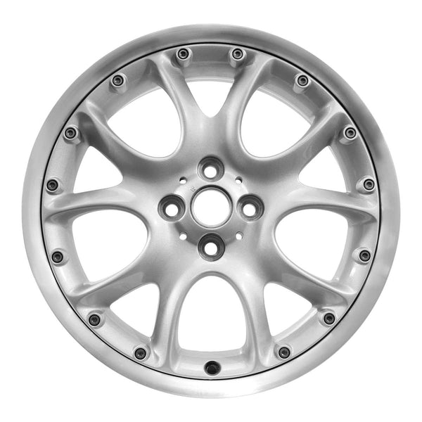 2010 mini cooper wheel 17 machined silver aluminum 4 lug w59571ms 3