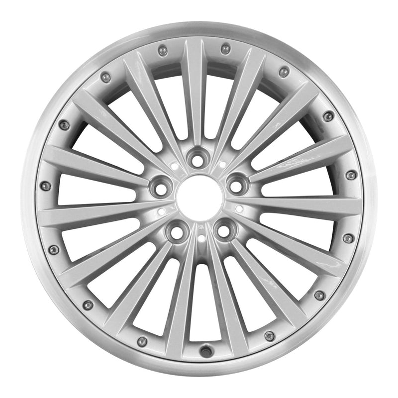 2010 bmw 328i wheel 19 machined silver aluminum 5 lug w59624ms 3