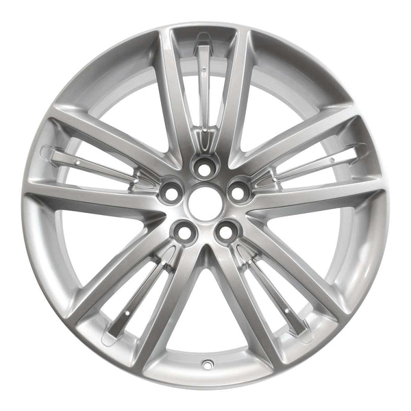 2009 jaguar xf wheel 20 silver aluminum 5 lug w59862s 1