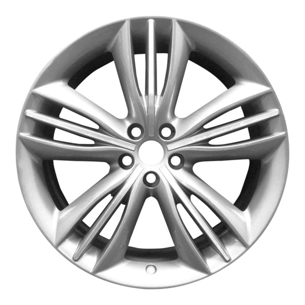 2015 jaguar xj wheel 20 machined silver aluminum 5 lug w59872ms 6