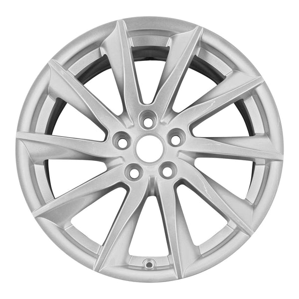 2014 jaguar xf wheel 18 silver aluminum 5 lug w59885s 3