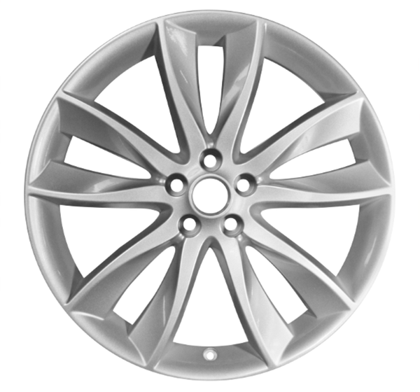 2015 jaguar xf wheel 20 silver aluminum 5 lug w59887s 5