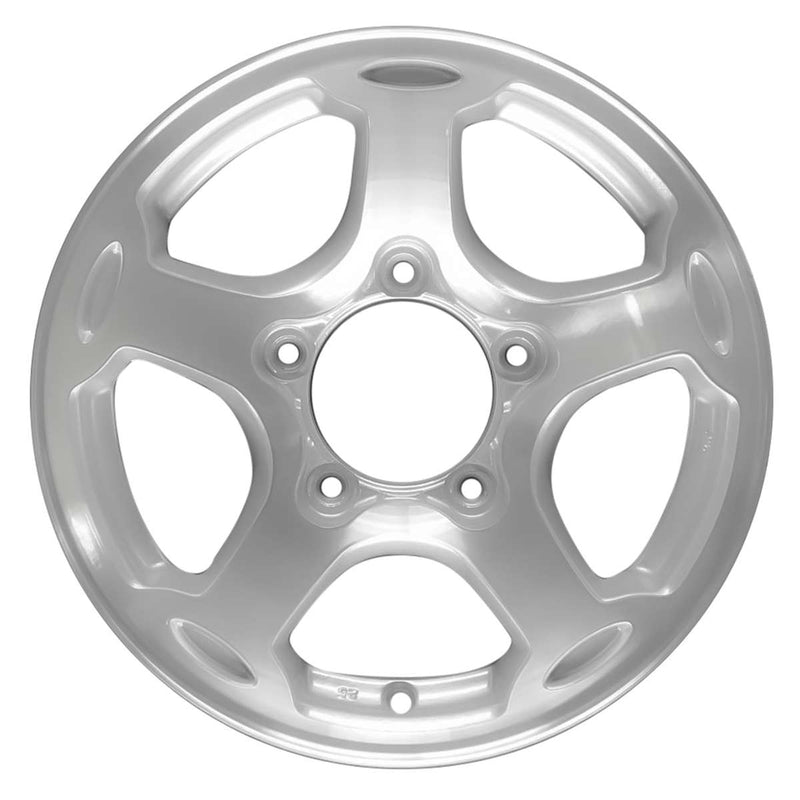 2001 chevrolet tracker wheel 15 silver aluminum 5 lug w60180s 1